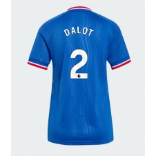 Manchester United Diogo Dalot #2 Bortatröja Dam 2026-27 Korta ärmar
